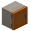 Orange Kitchen Storage Cabinet