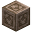 Bordered Raw Iron Block