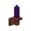 Purple Copper Wall Candle