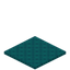 Cross Haired Cyan Carpet