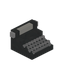 Cyan Typewriter