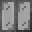 Vertical Stiped Gray Stained Glass Pane