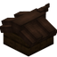 Brown Longer Top Roof Block (Dark Oak)