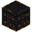 Ornate Gilded Blackstone Pillar