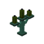 Waxed Oxidized Green Copper Candelabra