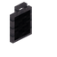 Black Archwood Tall Seat Back