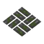 Mossy Cobblestone Basket Weave Paving