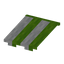 Lime Striped Awning