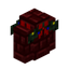 Red Nether Brick Wall with Lit Garland (Multi Lights)