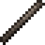 Long Black Bronze Rod