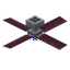 Crimson Light Ceiling Fan