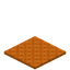 Cross Haired Orange Carpet