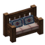 Darkwood Quilted Sofa