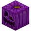 End Purple Carved Pumpkin