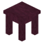 Stripped Crimson Table