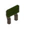 Green Mining Raised Seat Back