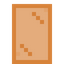 Orange Glass Door