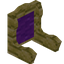 Purple Yellow Bioshroom Fancy Seat Back