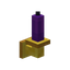 Purple Golden Wall Candle