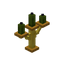 Green Golden Candelabra