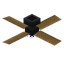 Oak Dark Ceiling Fan