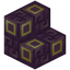Smooth Gilded Sourcestone: Alternating Stairs