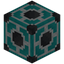 Cyan Glazed Terracotta Pillar Top