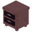 Stripped Cherry Double Drawer