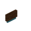 Brown Blue Bioshroom Small Seat Back