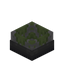 Mossy Stone Brick Hopper Botany Pot