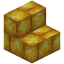 Raw Gold Brick Stairs