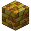 Cracked Flat Raw Gold Block Tiles