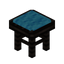 Light Blue Blackwood Seat