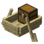 Birch Boat with Chest