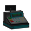 Cyan Cash Register