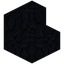 Chiseled Black Quartz Stairs