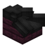 Black Longer Roof Block (Crimson)