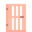 Mahogany Tropical Door