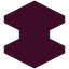 Purple Concrete Column