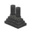 Geminated 2Pillar Lower Full Stone