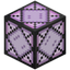 Large Diamond Magenta Stained Glass