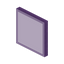 Clear Purple Stained Glass Pane