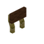 Brown Yellow Bioshroom Raised Seat Back