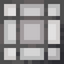 Raster Light Gray Stained Glass Pane