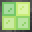 Tiled Lime Stained Glass Pane