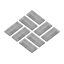 Diorite Basket Weave Paving