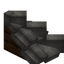 Gray Longer Roof (Dark Oak)
