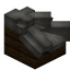 Gray Longer Roof Block (Dark Oak)