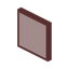 Clear Red Stained Glass Pane