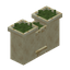 Sandstone Grass Topped Wall